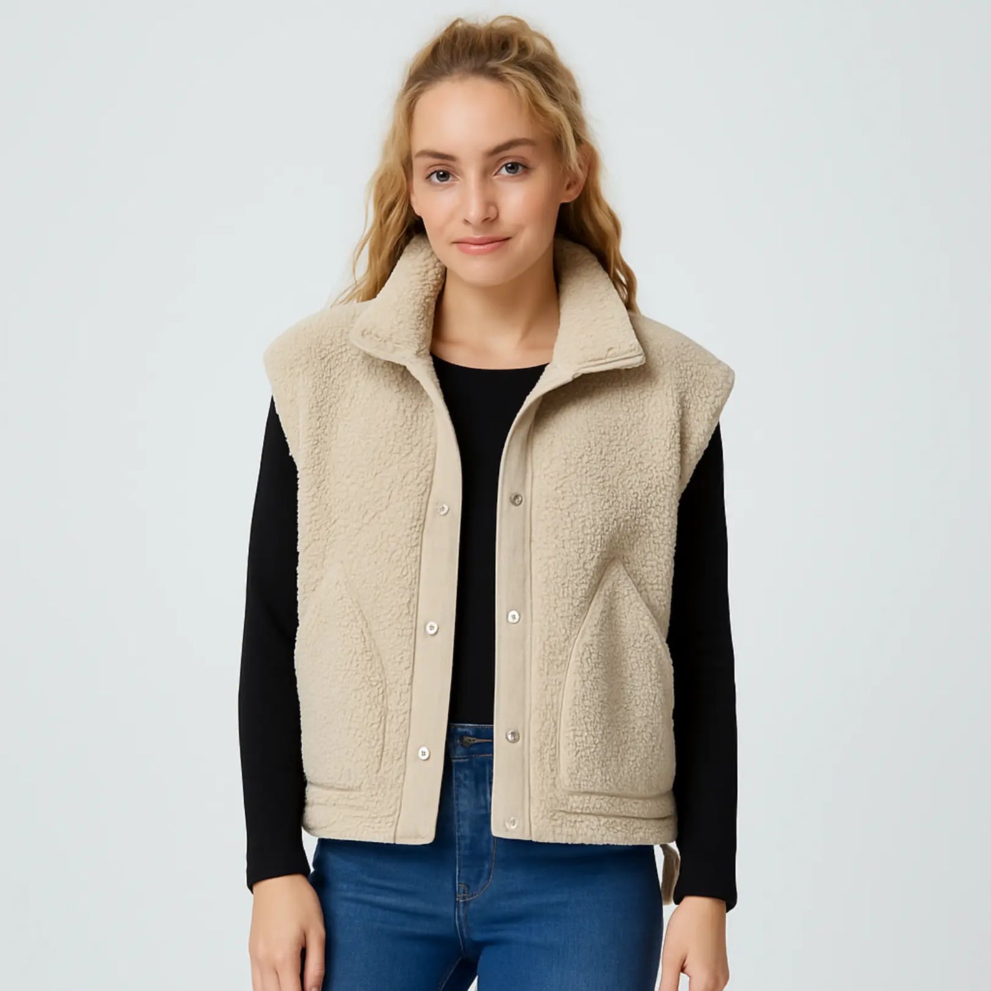 Musea Chic Sleeveless Fleece Vest