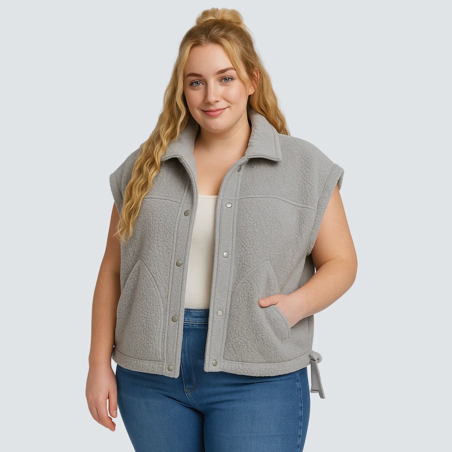 Musea Chic Sleeveless Fleece Vest
