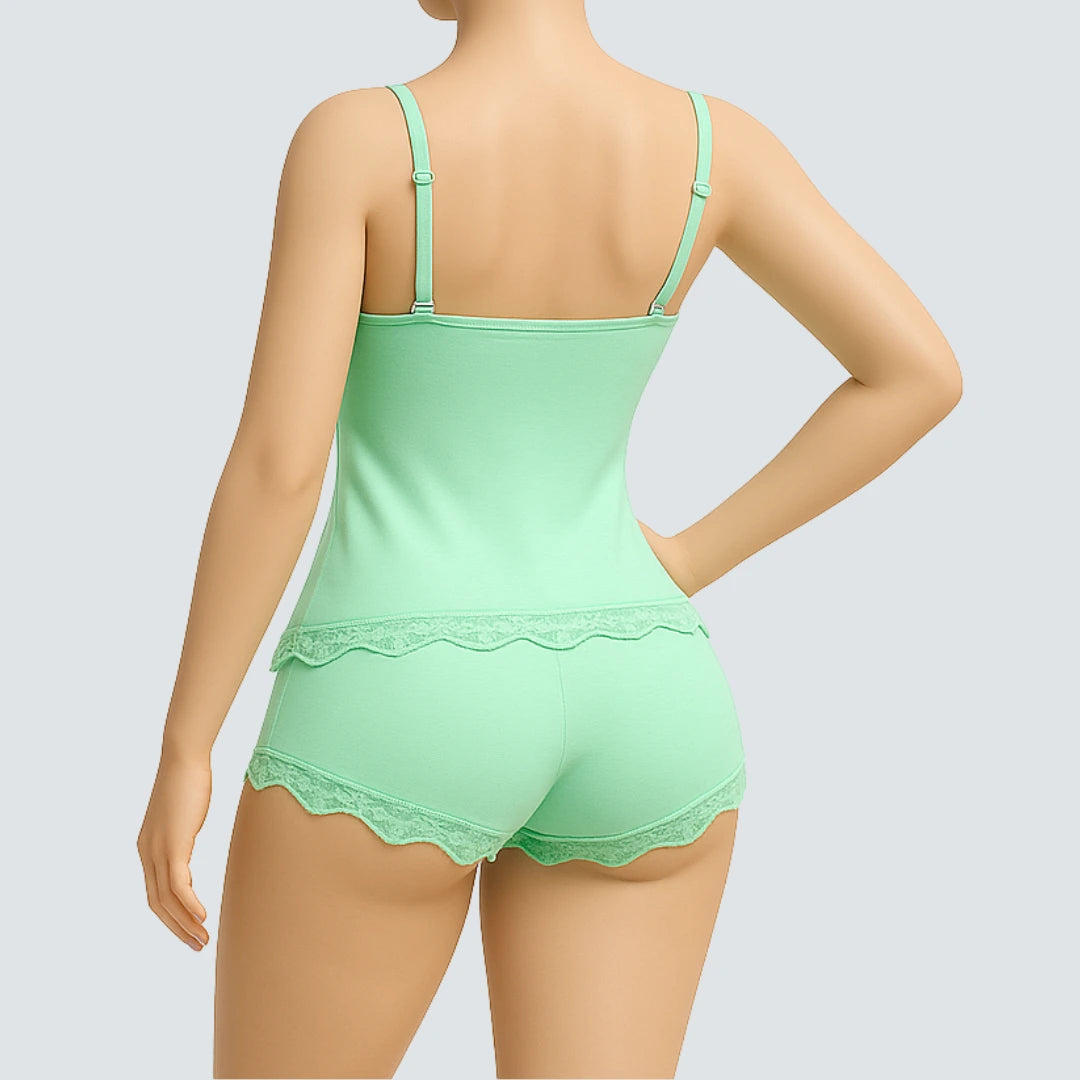 Musea Women’s Lace Sleepwear Set – 2 Piece