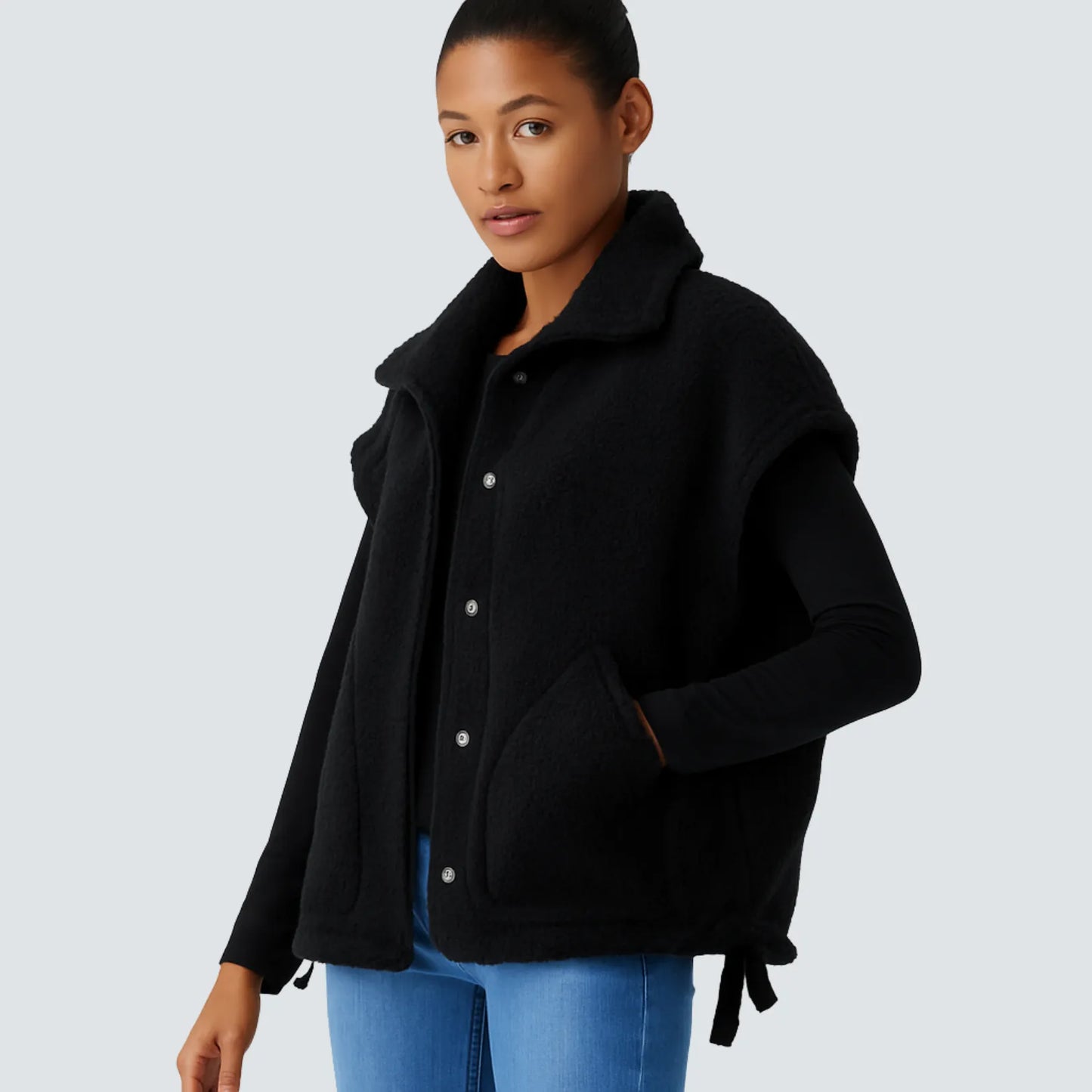 Musea Chic Sleeveless Fleece Vest