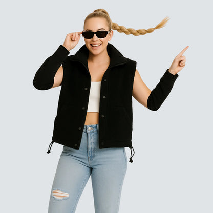 Musea Chic Sleeveless Fleece Vest