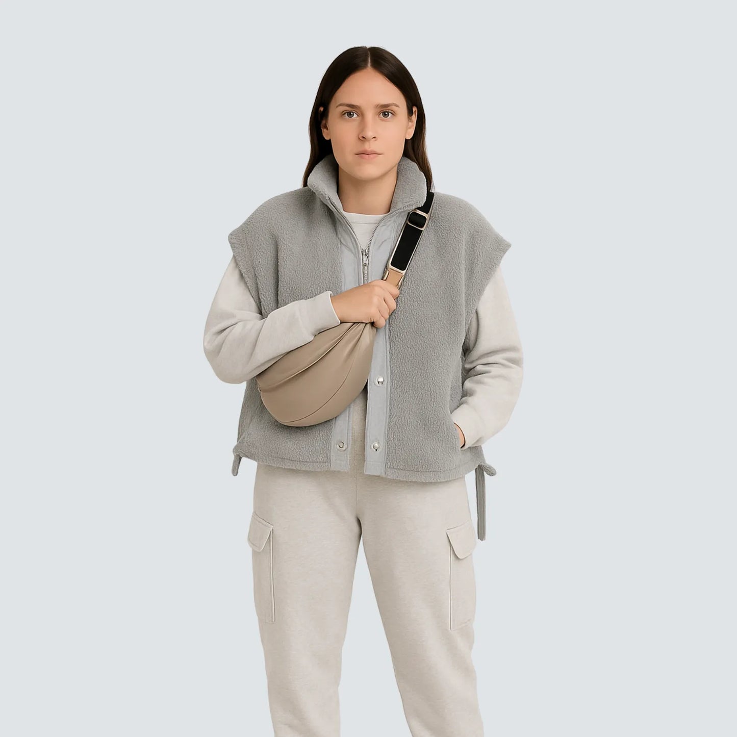 Musea Chic Sleeveless Fleece Vest