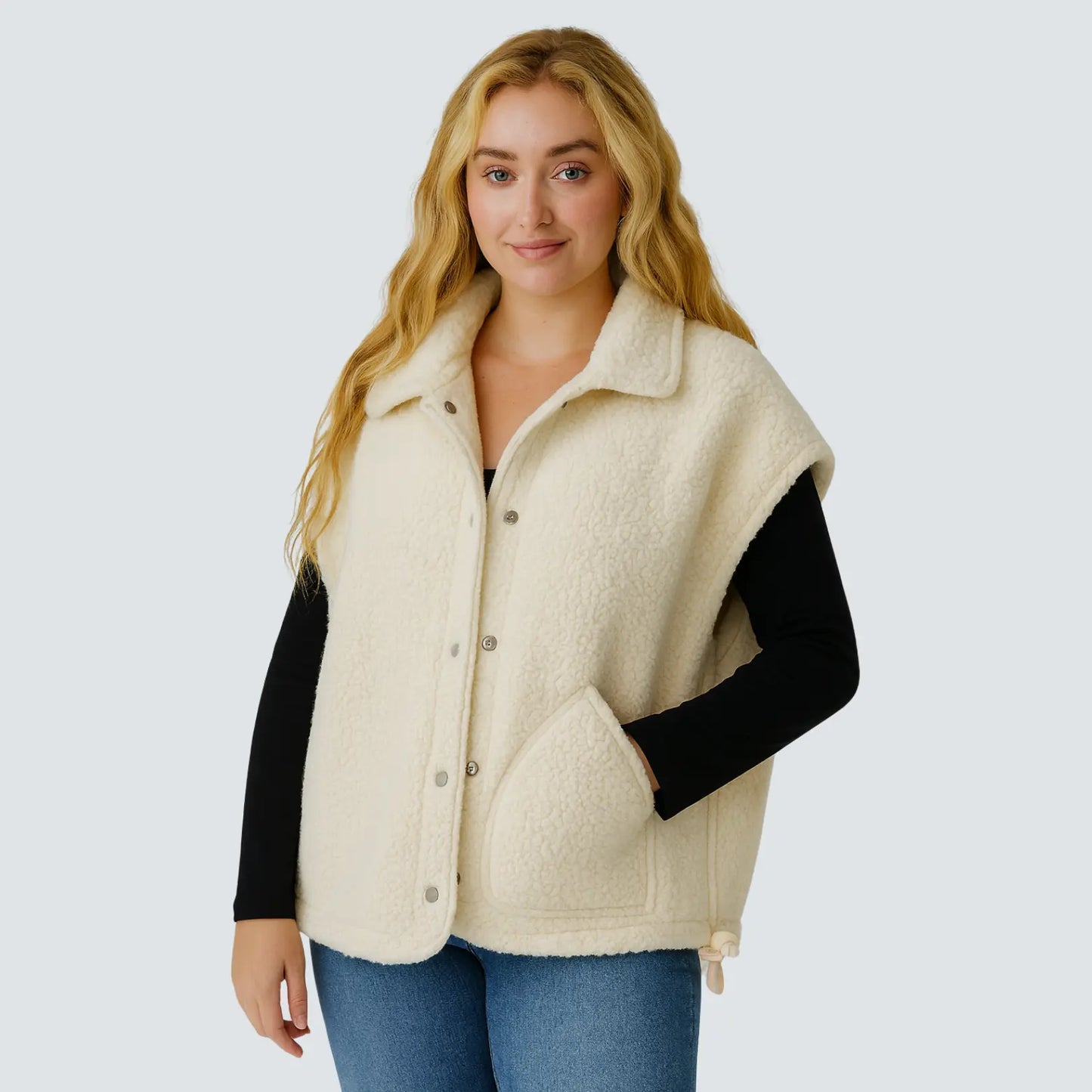 Musea Chic Sleeveless Fleece Vest