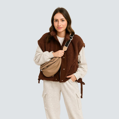 Musea Chic Sleeveless Fleece Vest