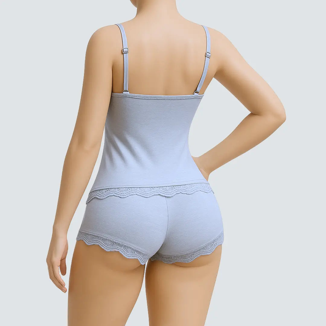 Musea Women’s Lace Sleepwear Set – 2 Piece