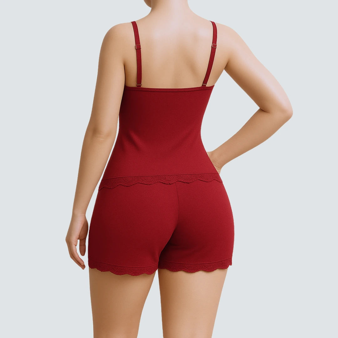 Musea Women’s Lace Sleepwear Set – 2 Piece