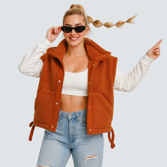Musea Chic Sleeveless Fleece Vest